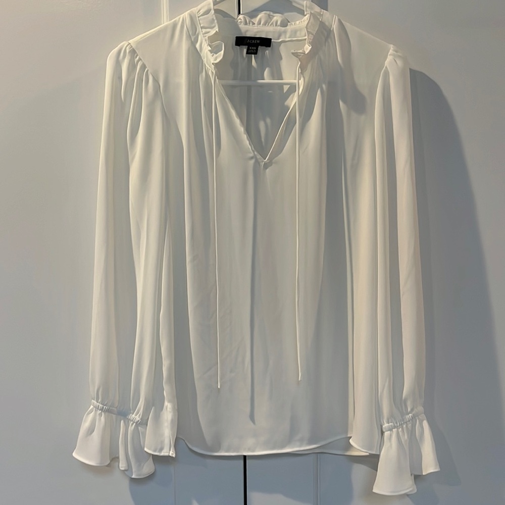 White J. Crew Blouse size XXS